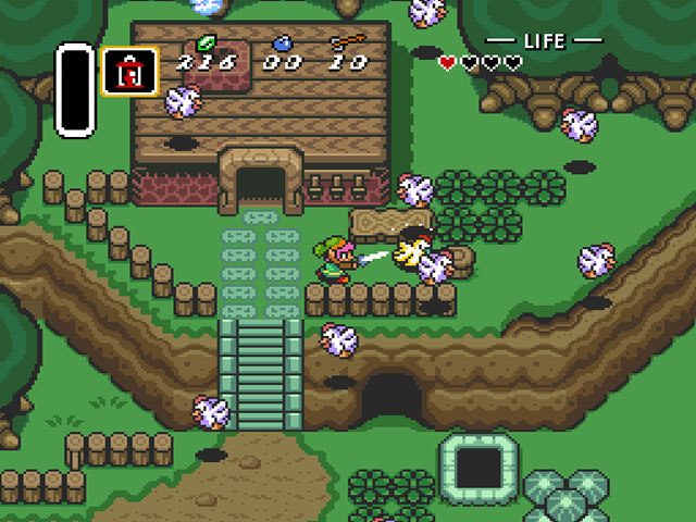 The Legend of Zelda: A Link to the Past on the Super Nintendo